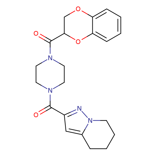 1-(2,3-dihydro-1,4-benzodioxine-2-carbonyl)-4-{4H,5H,6H,7H-pyrazolo[1,5-a]pyridine-2-carbonyl}piperazine
