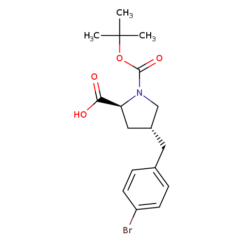 (2S,4R)-4-(4-Bromobenzyl)-1-(tert-butoxycarbonyl)pyrrolidine-2-carboxylic acid