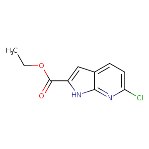 1H-Pyrrolo[2,3-b]pyridine-2-carboxylic acid, 6-chloro-, ethyl ester