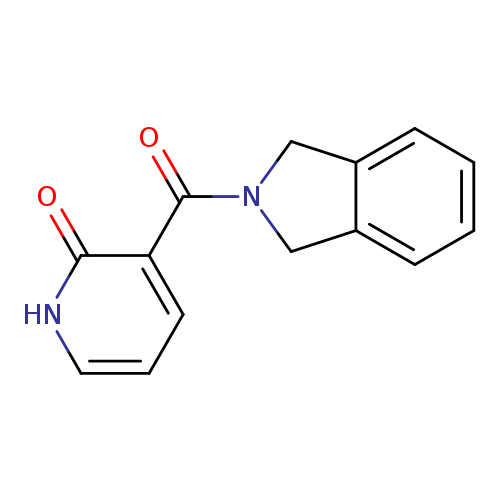 3-(2,3-dihydro-1H-isoindole-2-carbonyl)-1,2-dihydropyridin-2-one