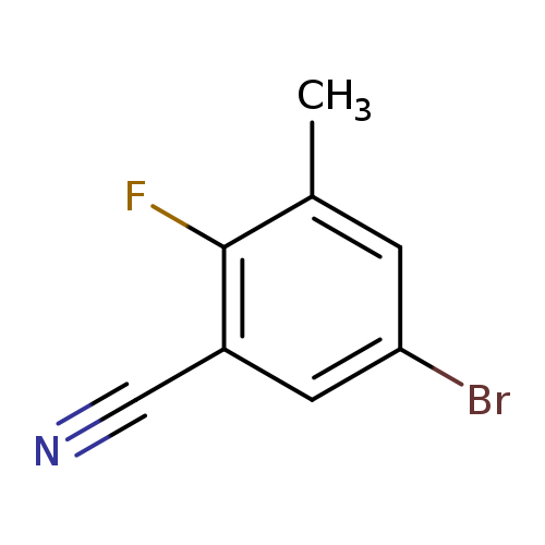 5-Bromo-2-fluoro-3-methylbenzonitrile