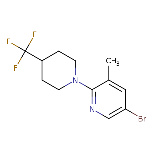5-bromo-3-methyl-2-[4-(trifluoromethyl)piperidin-1-yl]pyridine