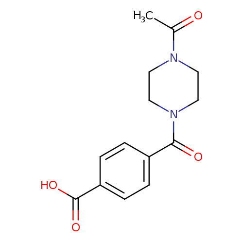 4-[(4-Acetylpiperazin-1-yl)carbonyl]benzoic acid