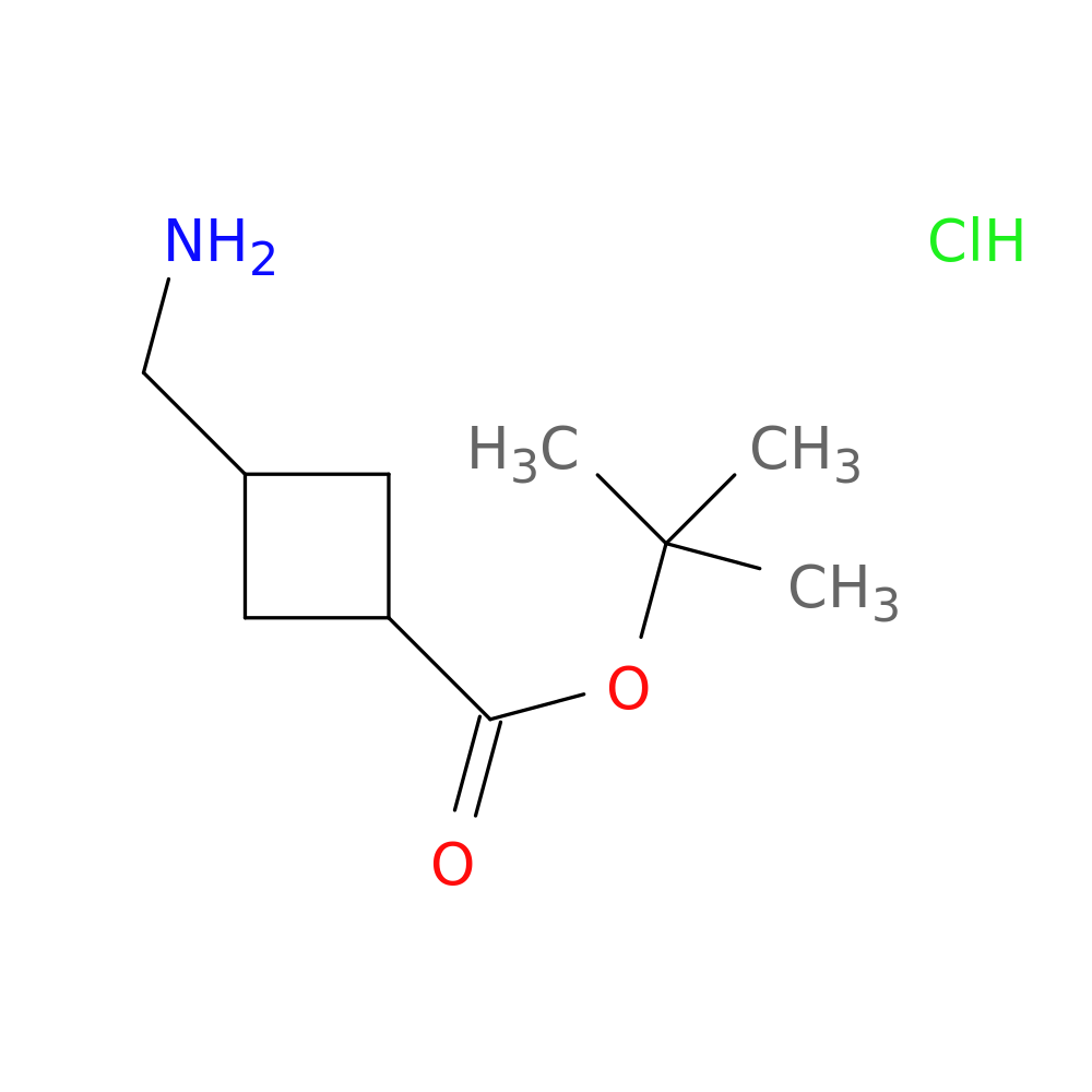 tert-butyl 3-(aminomethyl)cyclobutane-1-carboxylate hydrochloride
