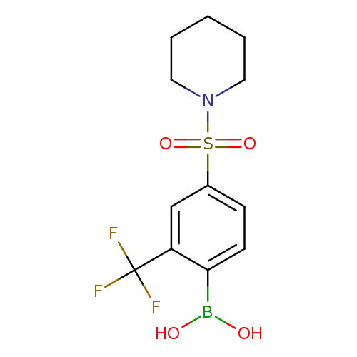 4-(Piperidin-1-ylsulfonyl)-2-trifluoromethylphenylboronic acid