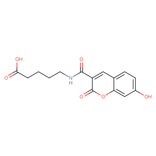 5-(7-Hydroxy-2-oxo-2H-chromene-3-carboxamido)pentanoic acid