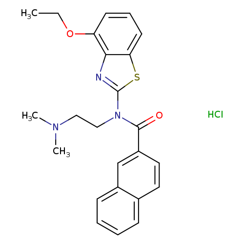 N-[2-(dimethylamino)ethyl]-N-(4-ethoxy-1,3-benzothiazol-2-yl)naphthalene-2-carboxamide hydrochloride
