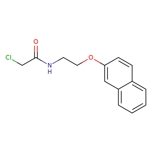 2-chloro-N-[2-(naphthalen-2-yloxy)ethyl]acetamide