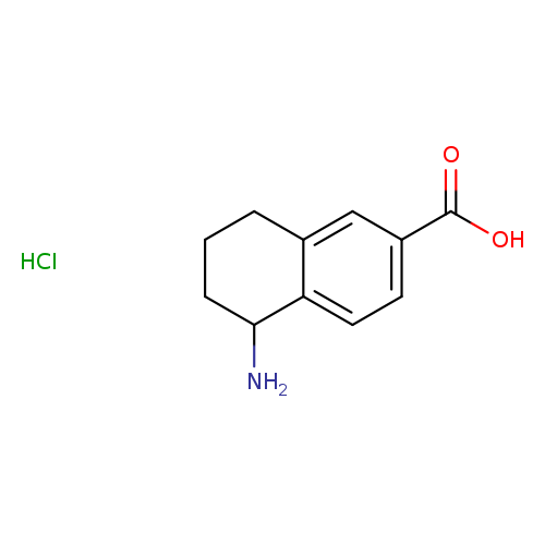 5-amino-5,6,7,8-tetrahydronaphthalene-2-carboxylic acid hydrochloride