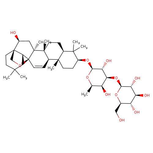 13,28-Epoxy-16β-hydroxyolean-11-en-3β-yl 6-deoxy-3-O-(β-D-glucopyranosyl)-β-D-galactopyranoside