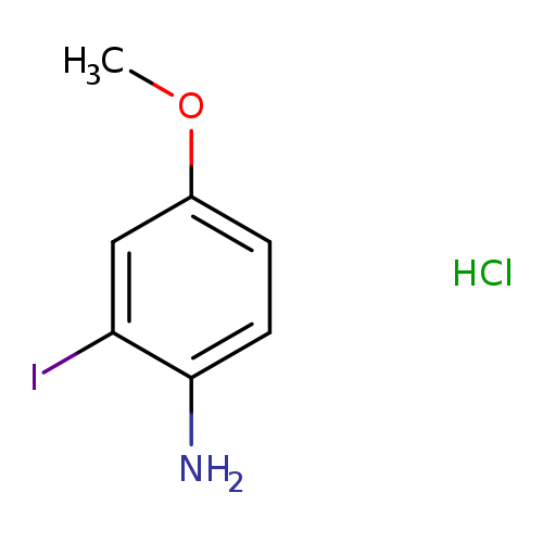 2-iodo-4-methoxyaniline hydrochloride