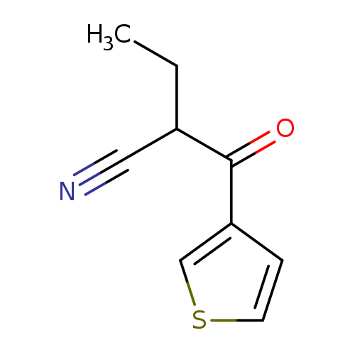 2-(thiophene-3-carbonyl)butanenitrile