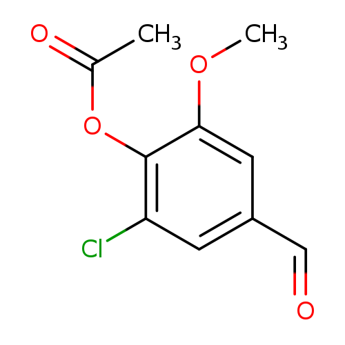 2-Chloro-4-formyl-6-methoxyphenyl acetate