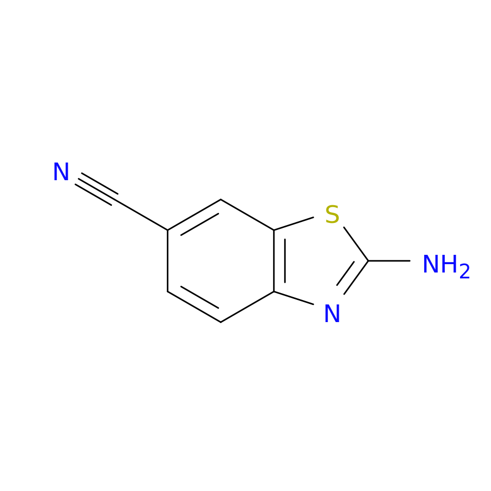 2-Aminobenzothiazole-6-carbonitrile