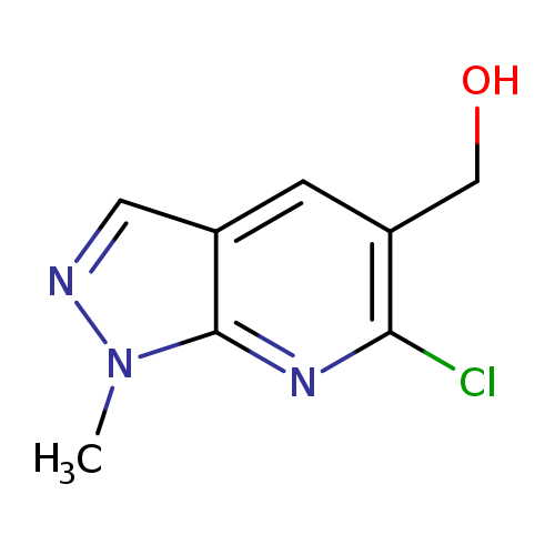 {6-chloro-1-methyl-1H-pyrazolo[3,4-b]pyridin-5-yl}methanol
