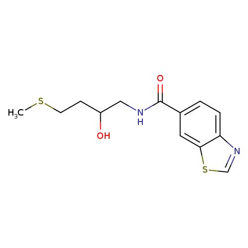 N-[2-hydroxy-4-(methylsulfanyl)butyl]-1,3-benzothiazole-6-carboxamide
