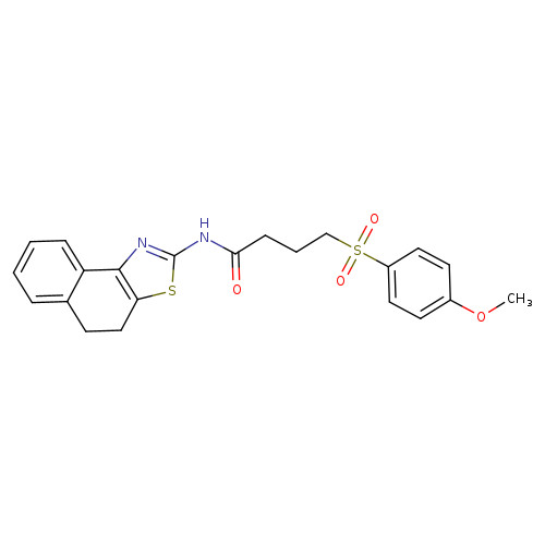 4-(4-methoxybenzenesulfonyl)-N-{4H,5H-naphtho[1,2-d][1,3]thiazol-2-yl}butanamide
