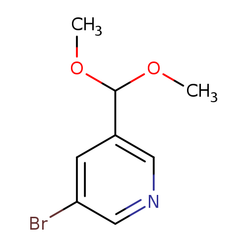 Pyridine, 3-bromo-5-(dimethoxymethyl)-