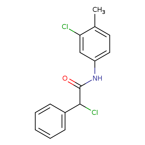 2-chloro-N-(3-chloro-4-methylphenyl)-2-phenylacetamide