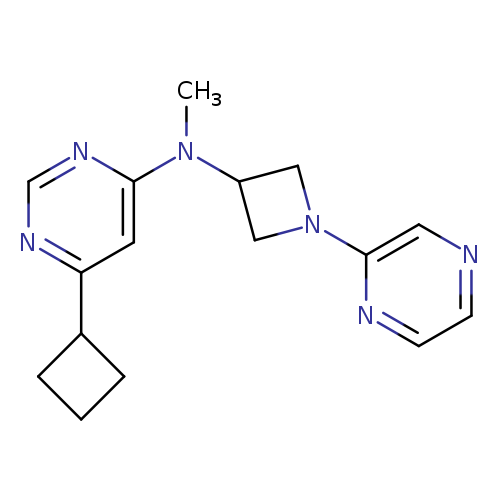 6-cyclobutyl-N-methyl-N-[1-(pyrazin-2-yl)azetidin-3-yl]pyrimidin-4-amine