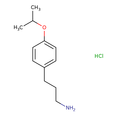 3-[4-(propan-2-yloxy)phenyl]propan-1-amine hydrochloride