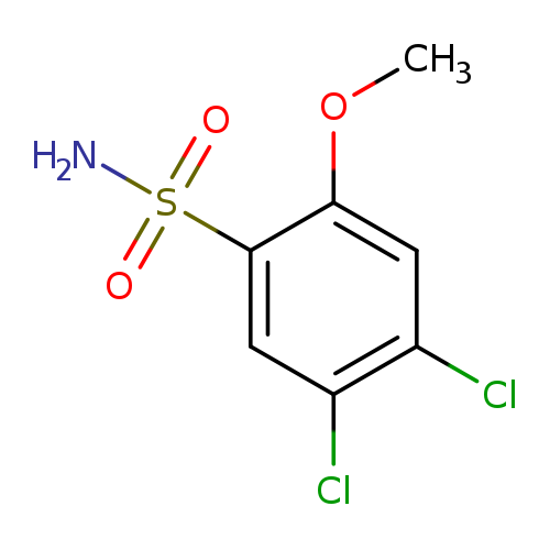 4,5-dichloro-2-methoxybenzene-1-sulfonamide