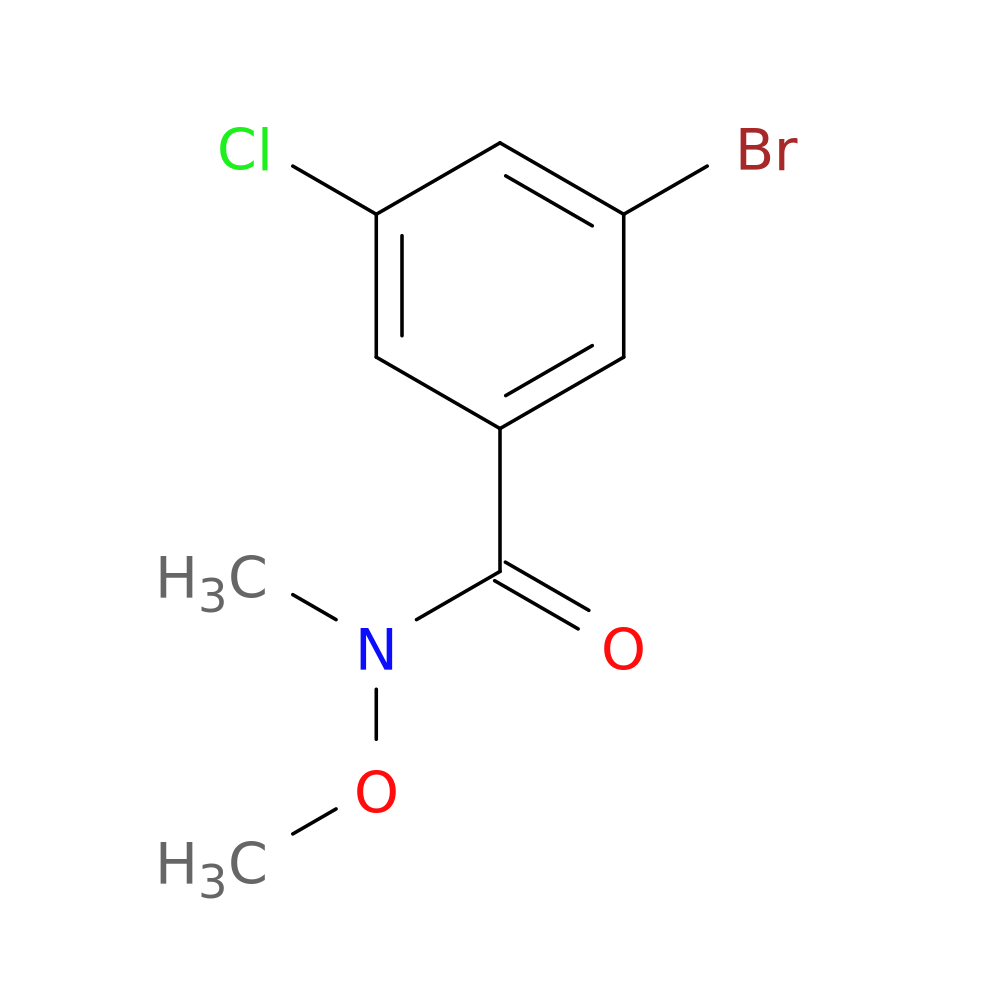 3-Bromo-5-chloro-N-methoxy-N-methylbenzamide
