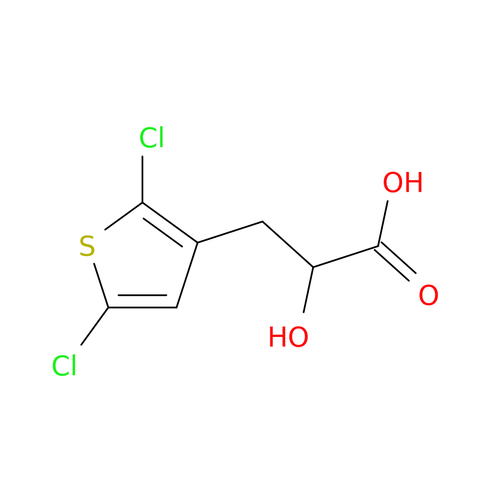 3-(2,5-dichlorothiophen-3-yl)-2-hydroxypropanoic acid