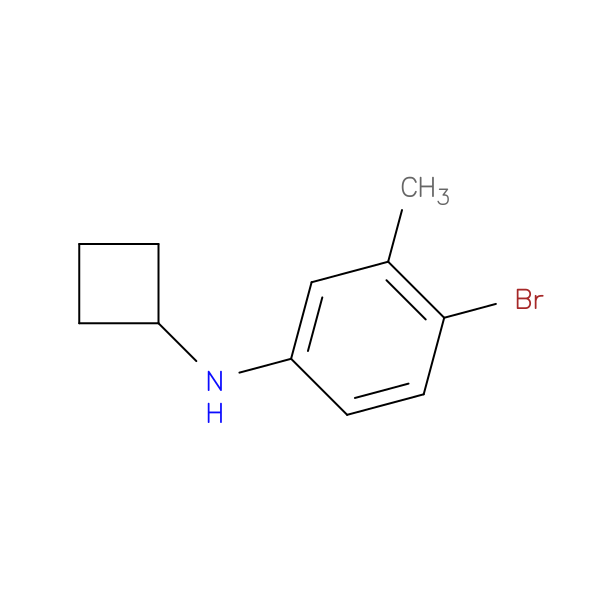 4-bromo-N-cyclobutyl-3-methylaniline