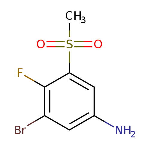 3-Bromo-4-fluoro-5-(methylsulphonyl)aniline