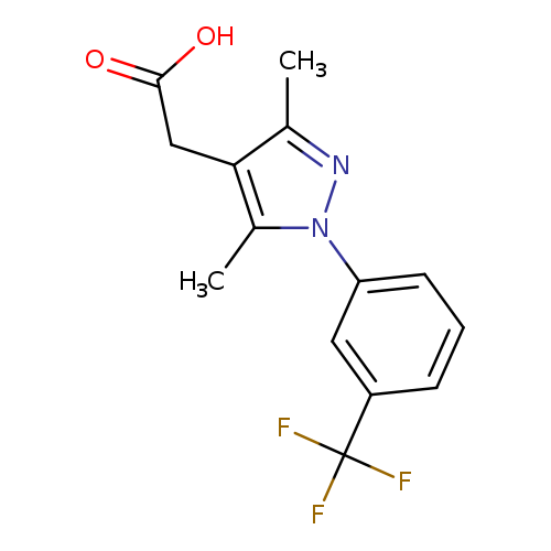 2-{3,5-Dimethyl-1-[3-(trifluoromethyl)phenyl]-1H-pyrazol-4-yl}acetic Acid