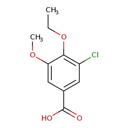 3-chloro-4-ethoxy-5-methoxybenzoic acid