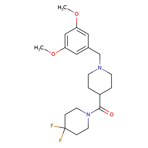 1-{1-[(3,5-dimethoxyphenyl)methyl]piperidine-4-carbonyl}-4,4-difluoropiperidine