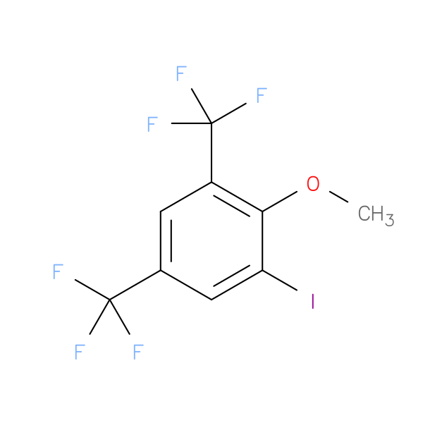 1-Iodo-2-methoxy-3,5-bis(trifluoromethyl)benzene