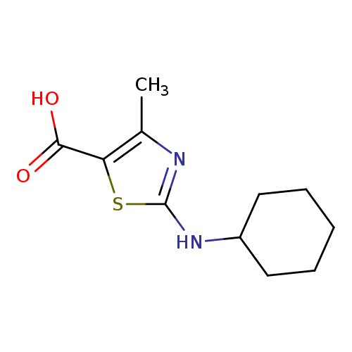 2-(Cyclohexylamino)-4-methyl-1,3-thiazole-5-carboxylic acid