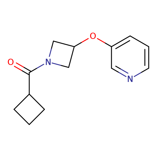 3-[(1-cyclobutanecarbonylazetidin-3-yl)oxy]pyridine