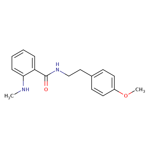 N-[2-(4-methoxyphenyl)ethyl]-2-(methylamino)benzamide