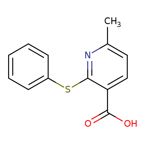 6-methyl-2-(phenylsulfanyl)pyridine-3-carboxylic acid
