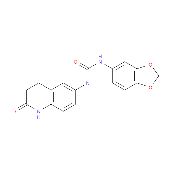 3-(2H-1,3-benzodioxol-5-yl)-1-(2-oxo-1,2,3,4-tetrahydroquinolin-6-yl)urea