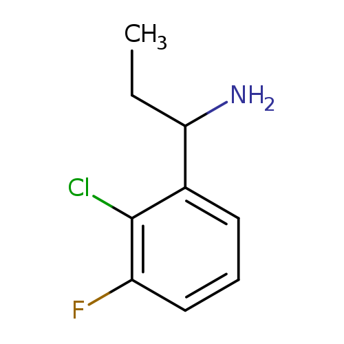1-(2-Chloro-3-fluorophenyl)propan-1-amine