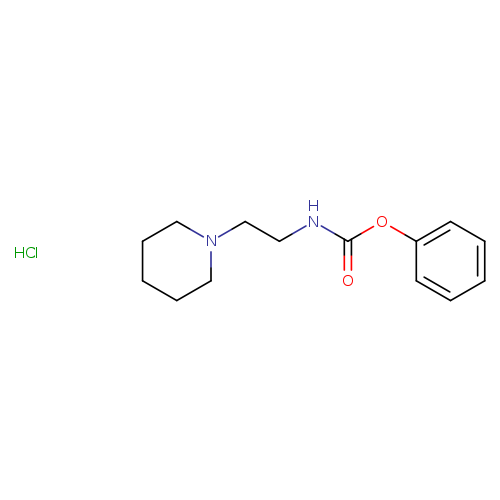 phenyl N-[2-(piperidin-1-yl)ethyl]carbamate hydrochloride