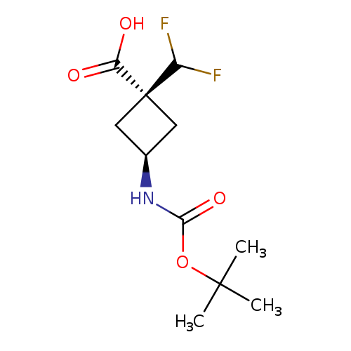 rac-(1s,3s)-3-{[(tert-butoxy)carbonyl]amino}-1-(difluoromethyl)cyclobutane-1-carboxylic acid