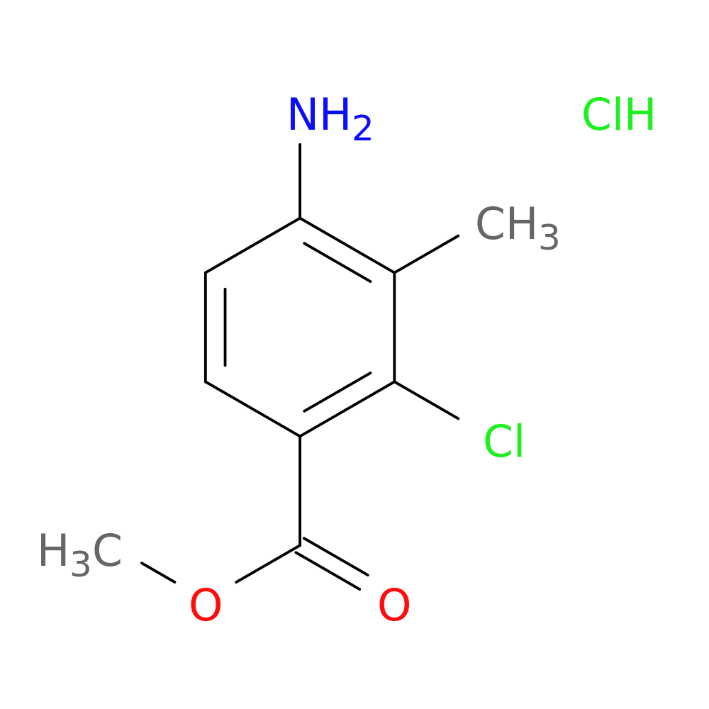 methyl 4-amino-2-chloro-3-methylbenzoate hydrochloride