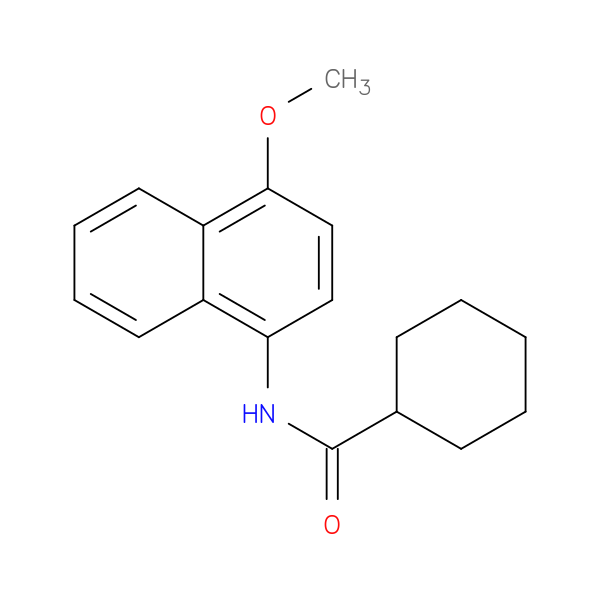 N-(4-methoxynaphthalen-1-yl)cyclohexanecarboxamide