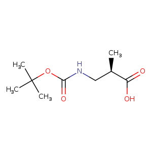 Propanoic acid, 3-[[(1,1-dimethylethoxy)carbonyl]amino]-2-methyl-, (2R)-