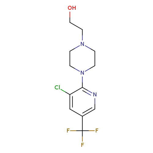 2-(4-[3-Chloro-5-(trifluoromethyl)-2-pyridyl]piperazino)ethan-1-ol