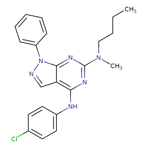 N6-butyl-N4-(4-chlorophenyl)-N6-methyl-1-phenyl-1H-pyrazolo[3,4-d]pyrimidine-4,6-diamine
