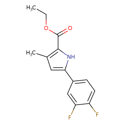 Ethyl 5-(3,4-difluorophenyl)-3-methyl-1H-pyrrole-2-carboxylate