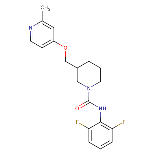 N-(2,6-difluorophenyl)-3-{[(2-methylpyridin-4-yl)oxy]methyl}piperidine-1-carboxamide