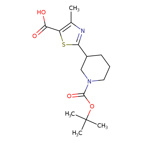 2-(1-(TERT-BUTOXYCARBONYL)PIPERIDIN-3-YL)-4-METHYLTHIAZOLE-5-CARBOXYLIC A+